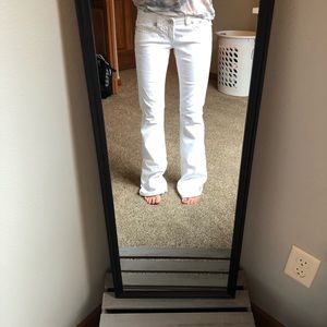 Miss me white jeans. Boot leg style.